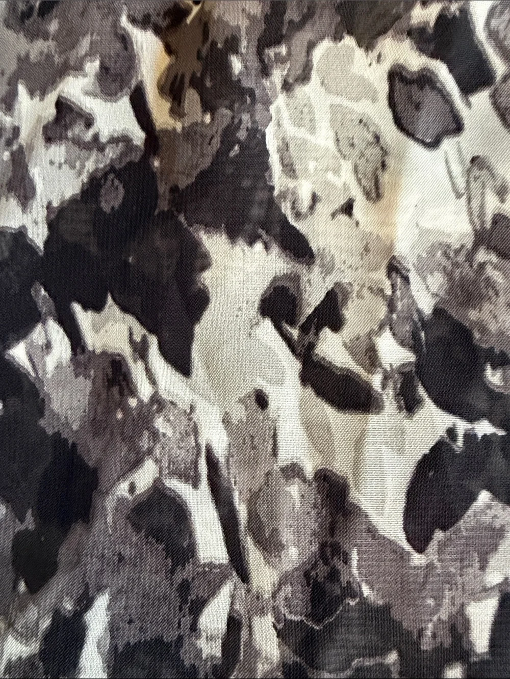 No Brand Neutral Black & White Printed Circular Neck Scarf.